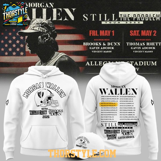 Discover Las Vegas Raiders x Wallen Western 2026 Still The Problem Hoodie
