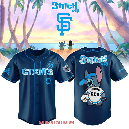 San Francisco Giants Stitch 626 Night 2026 Baseball Jersey