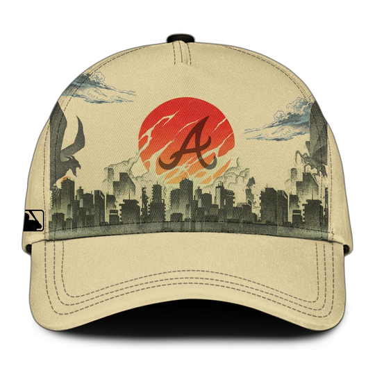 Atlanta Braves god zilla King Of The Monsters Special Edition Baseball Cap