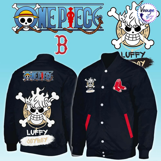 Boston Red Sox x One Piece 2026 Luffy Baseball Jacket