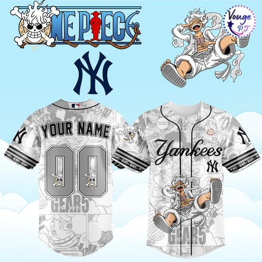 Personalized New York Yankees x One Piece 2026 Baseball Jersey