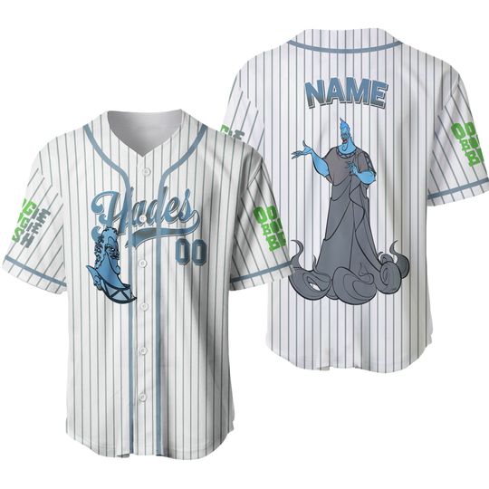 Personalized Hades Hercules Villain Happy Halloween Baseball Jersey Shirt