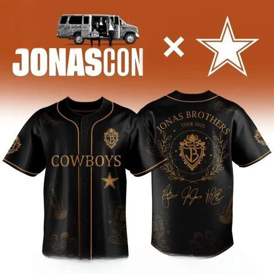 Discover Dallas Football Band Tour Baseball Jersey