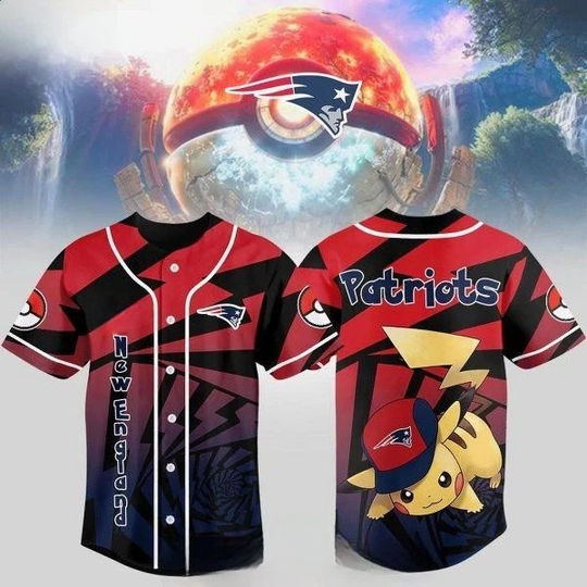 Discover New England Football Monster Trainer Battle Baseball Jersey