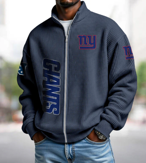 Giants Quarter Zip Waffle Sweatshirt