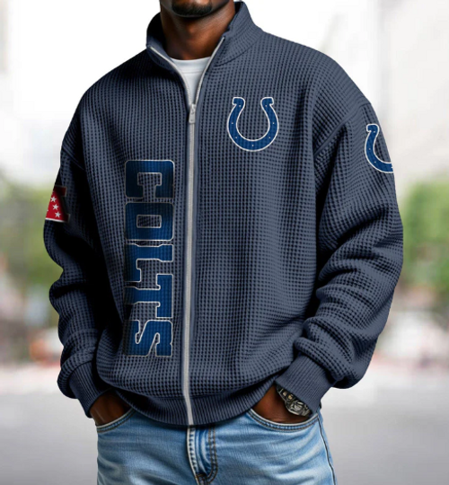 Colts Quarter Zip Waffle Sweatshirt