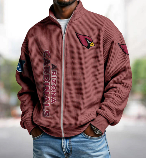 Cardinals Quarter Zip Waffle Sweatshirt