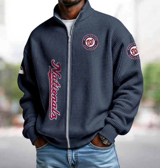 Washington National Quarter Zip Waffle Sweatshirt