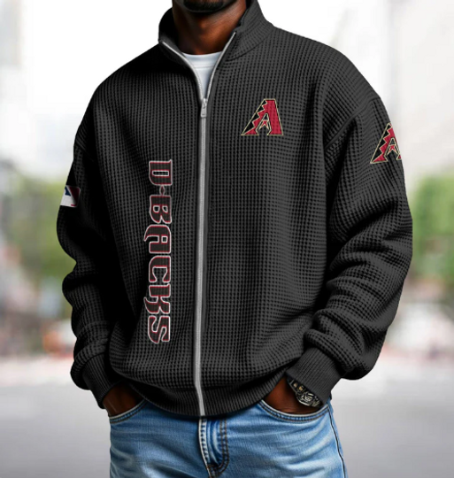 Arizonna Diamondbacks Quarter Zip Waffle Sweatshirt