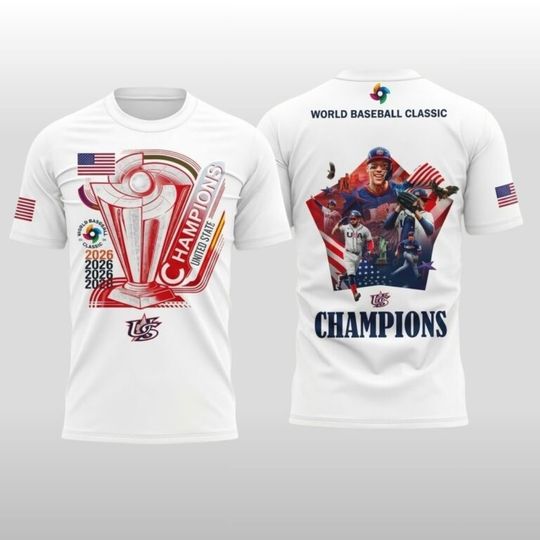 Discover Team USA 2026 World Baseball Classic Champions Shirt