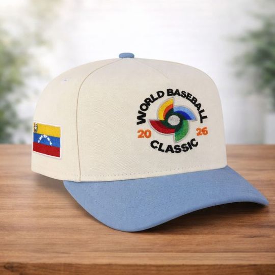 Discover Venezuela 2026 World Baseball Classic Chrome White Snapback Hat