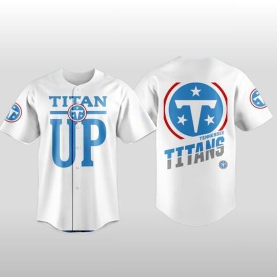 Discover 2026 Tennessee Titans New Logo New Chapter Titans Up Baseball Jersey