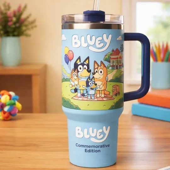 Discover Blue Dog Commemorative Edition Tumbler 20Oz 30Oz 40Oz Coffee Cup
