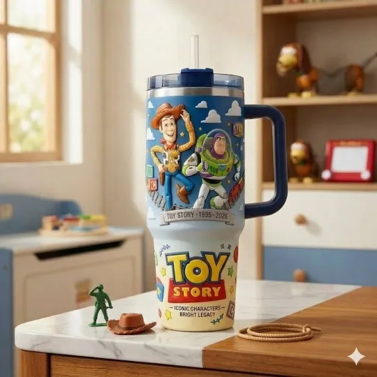 Discover Toy Story 2026 Anniversary Woody And Buzz Lightyear Commemorative Tumbler Cup