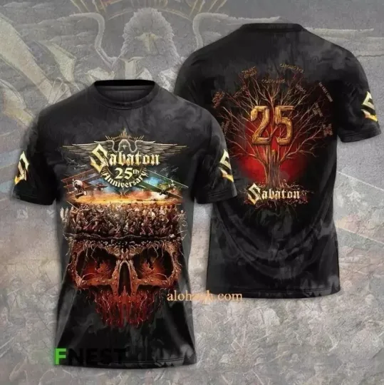 Discover Trend Sabaton Band Power Metal 3D T-Shirt Men Women