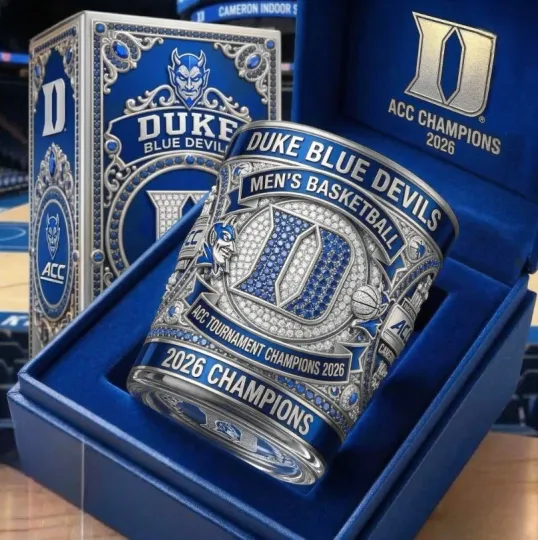 Discover [No box] Duke Blue  2026 ACC Champions Whiskey Glass