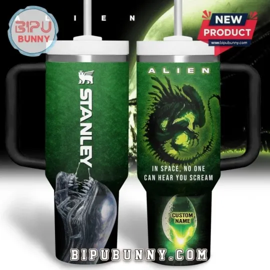 Discover Alien Tumbler With Handle, Stanley Tumbler 40oz