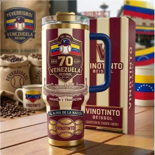 Discover V.en.e.z.uela 70th Anniversary 1951-2021 Tumbler With Handle