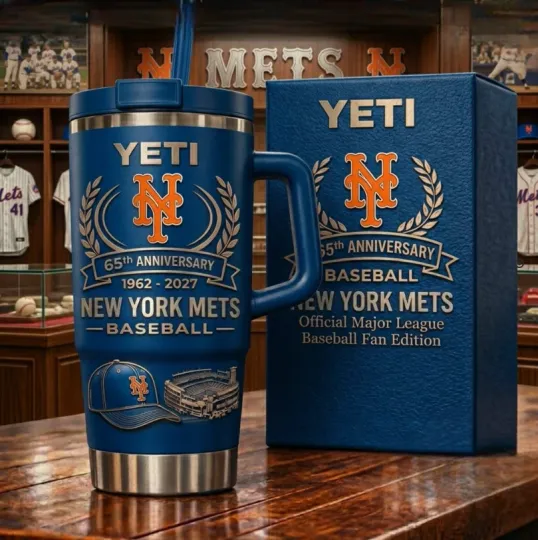 Discover Mets 65th Anniversary 1962 – 2027 YETI Tumbler