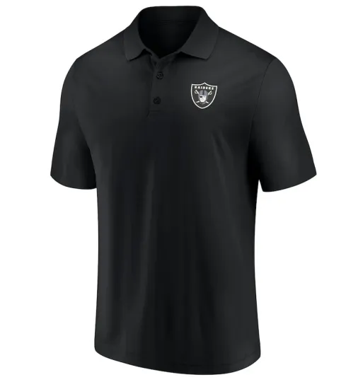 Discover Las Vegas Raiders Fanatics Black Primary Team Polo Shirt