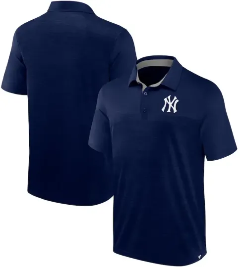 New York Yankees Fanatics Navy Blue Polo Shirt