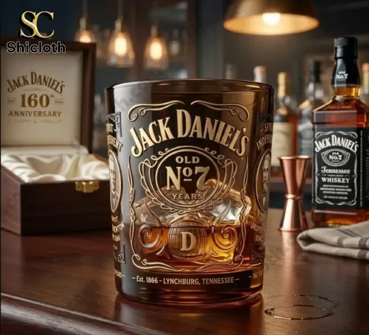 Discover [No box]  Jack Daniel’s 160th Anniversary Edition Whiskey Glass