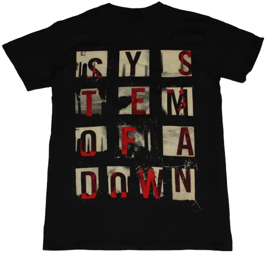 Discover Vintage SYSTEM OF DOWN Band T-Shirt