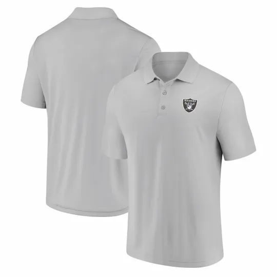 Las Vegas Raiders Fanatics Polo Shirt Football Team Logo