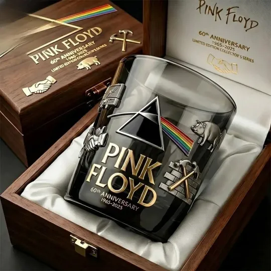[No box] Pink Floyd 60Th Anniversary Limited Edition Whiskey Glass