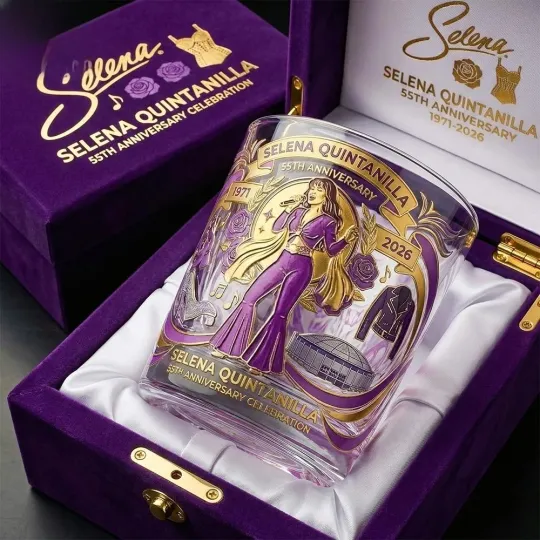 Discover [No box] Selena Quintanilla 55Th Anniversary Commemorative Whiskey Glass 2026