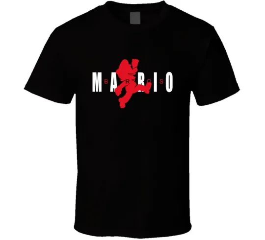 Discover Super Mario Bros Video Game T-shirt 80s