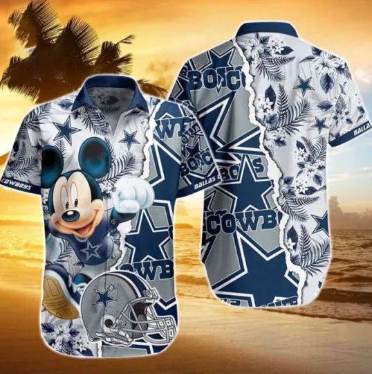 Discover Dallas Cowboys Mickey Hawaiian Shirt 2025