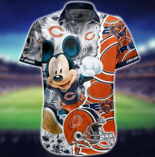 Discover Arizonna Cardinals Hawaiian Shirt With Mickey Mouse Men Women Unisex