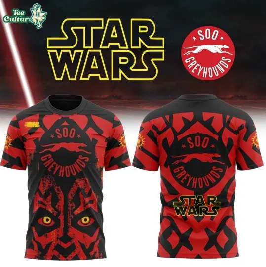 Discover Soo Greyhounds Star Wars Night 2026 Fan AOP 3D T-Shirt