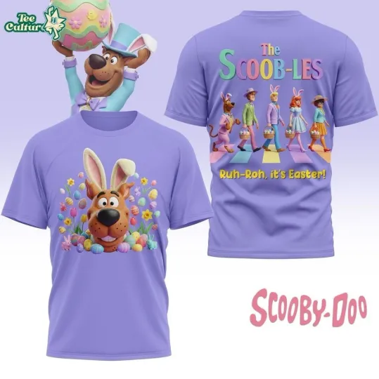 Scooby-Doo Purple Easter 2026 AOP 3D T-Shirt