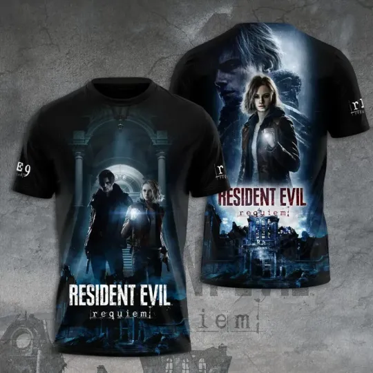 Discover Resident Evil Requiem 3D Apparel Shirt Unisex Full Size