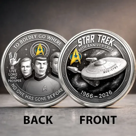 Discover startrek2020 60th Anniversary Commemorative Coin – 15019