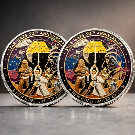 Discover Star Wars 50th Anniversary 2027 Commemorative Coin –  6