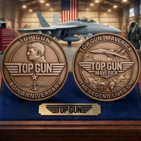 Discover Top Gun 40Th Anniversary 2026 Coin