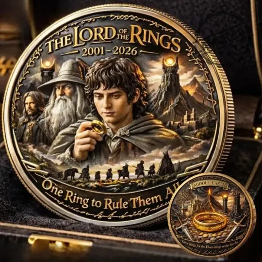 Discover The Lord Of The Rings 25Th Anniversary Commemorative Coin