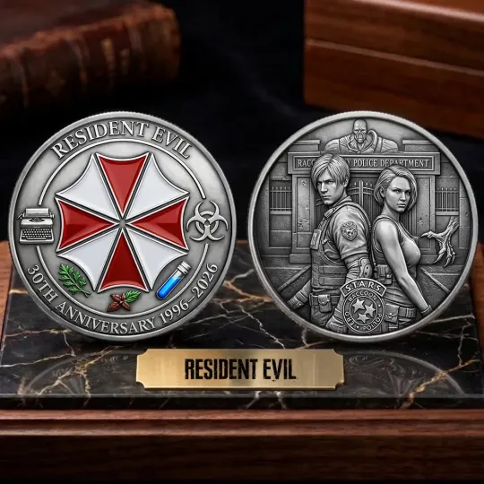 Discover Resident Evil 30th Anniversary Commemorative Coin –  09