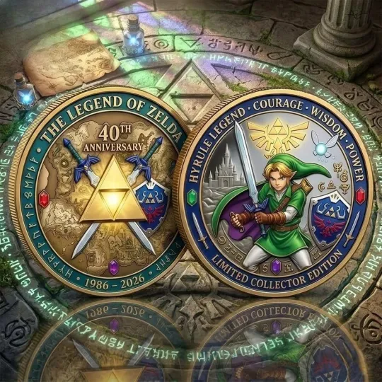 Discover Legend Of Zelda 40Th Anniversary Coin 2026