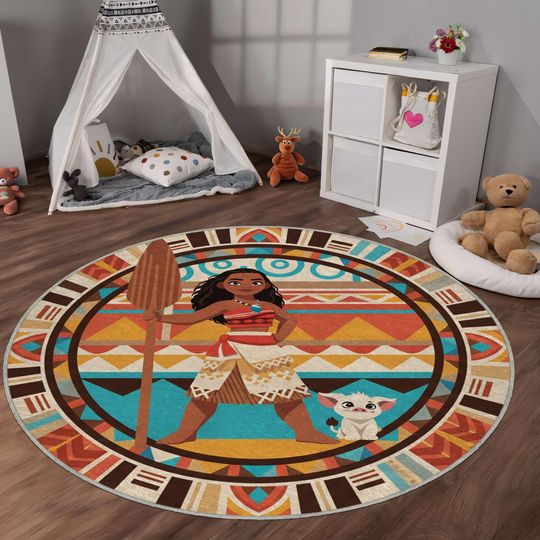 Discover Moana Nursery Rug, Kid Room Decor