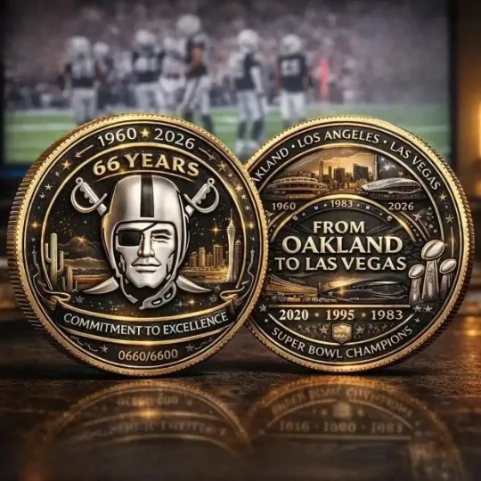 Discover Raiders 66Th Anniversary Commemorative Coin