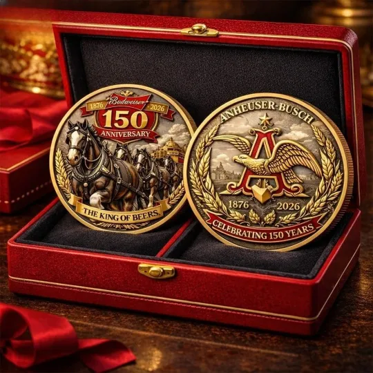 Budweiser 150Th Anniversary Commemorative Coin