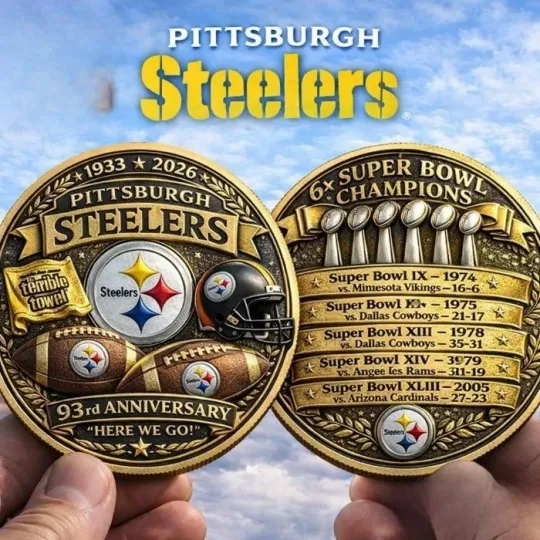 Steeler 93rd Anniversary Commemorative Coin