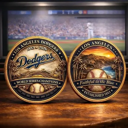 Discover Dodgers Championship Legacy Commemorative Coin