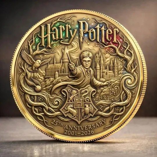 Harry Potter 25th Anniversary Commemorative Coin