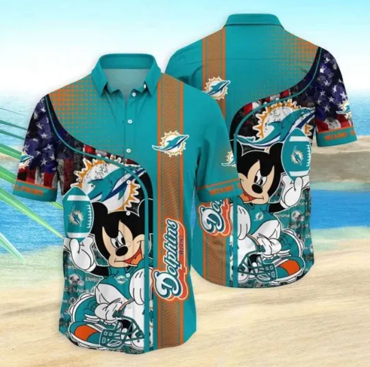 Discover Miami Dolphins Spirit With A HawaiianMen Women Unisex
