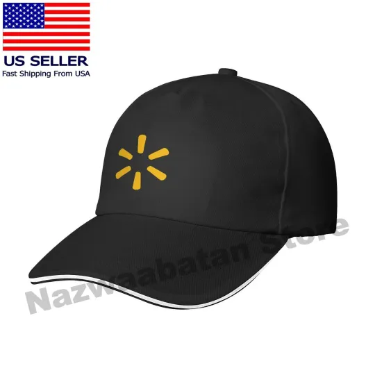 Walmart Spark Logo Hat Sandwich Brim Baseball Cap Adjustable